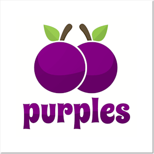 Purples > Oranges Posters and Art